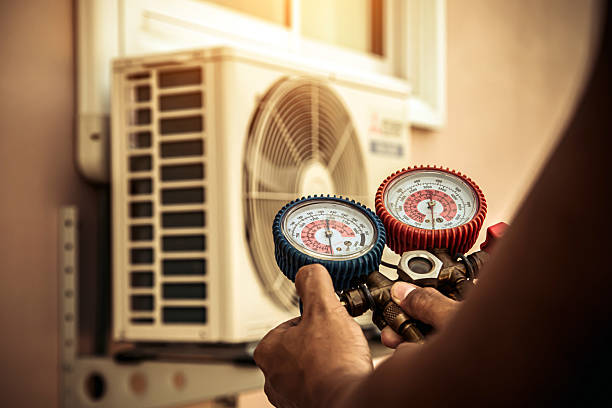 Professional Air Conditioning Service technician working in Indiana, PA